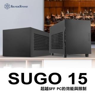 【機殼+水冷散熱器】SilverStone 銀欣SUGO 15-SG15B(鋁製方形小機殼)+PF240W-ARGB(高效一體式水冷散熱器)