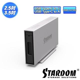 【STARDOM 銳銨】STARDOM i310-BA31(3.5吋硬碟/2.5吋固態硬碟 USB3.2 Gen2 Type-C 硬碟外接盒)