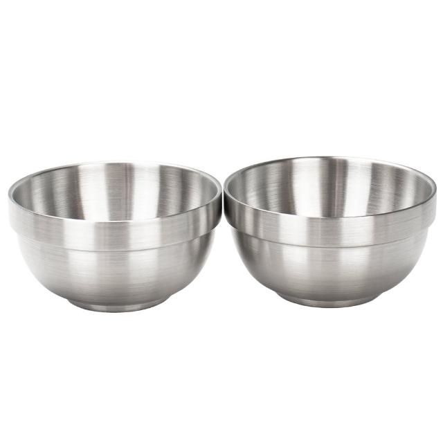 【PERFECT 理想】理想牌極緻316不銹鋼12cm隔熱碗-2入兒童碗