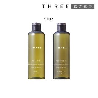 【THREE】極致舒活/絲潤/豐盈洗髮露加贈護髮霜買1送2回饋組(多款任選)