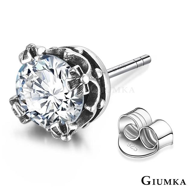 【GIUMKA】純銀耳環．白色情節禮物．男生