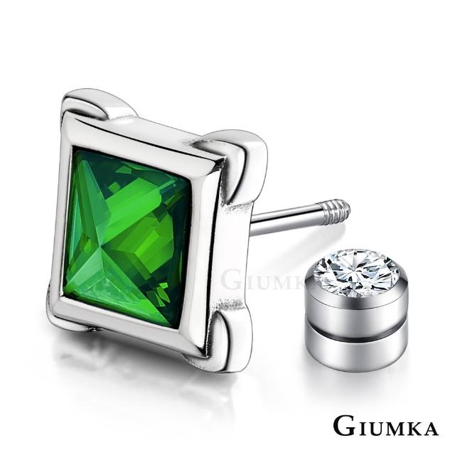 【GIUMKA】純銀耳環．白色情節禮物．男生