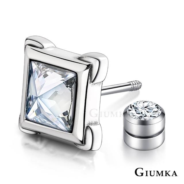【GIUMKA】純銀耳環．白色情節禮物．男生