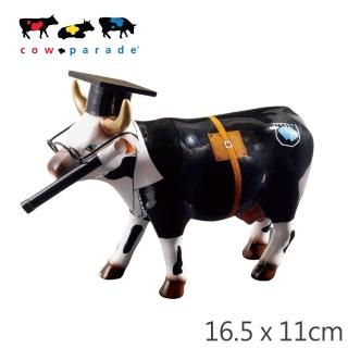 【CowParade】彩繪牛-博士(世界頂級藏品)