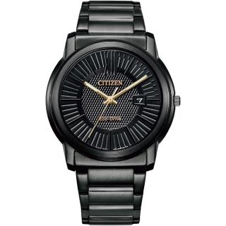 【CITIZEN 星辰】光動能潮流三針男錶-黑/42mm(AW1217-83E)