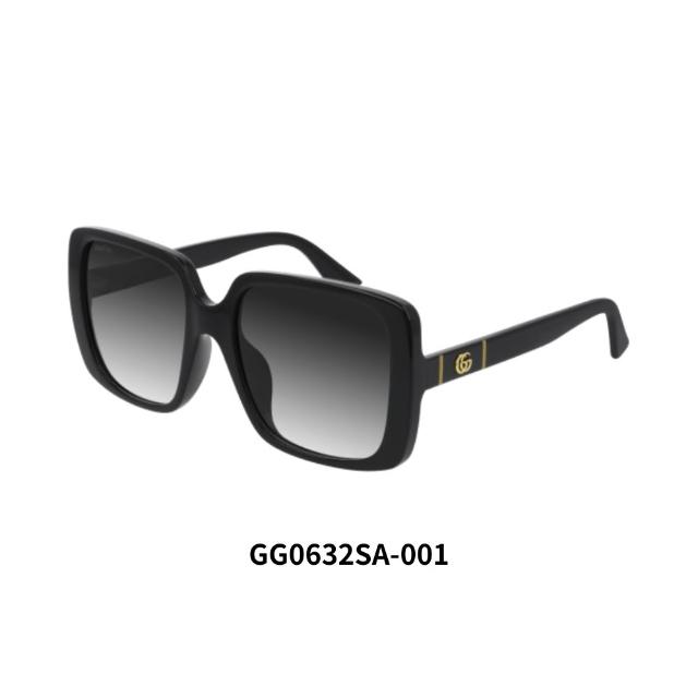 【GUCCI 古馳】韓版膠框抗UV太陽眼鏡組合(GG0632SA、GG0636SK、GG0746SA、CH0086SA 多款任選)