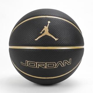 【NIKE 耐吉】Nike Jordan Legacy 籃球 標準 7號 PU球 室內外 喬丹 飛人 黑金(DQ8688-071)
