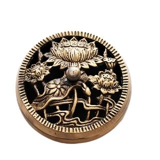 【十方佛教文物】蓮花銅淨香爐9公分(福報享受無與倫比)