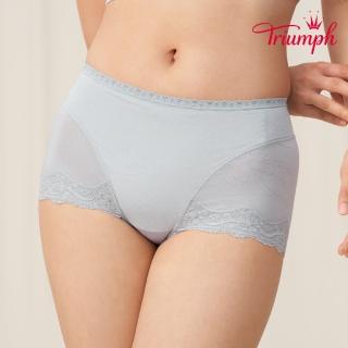 【Triumph 黛安芬】機能褲系列 高腰平口內褲 M-EL(珍珠灰)