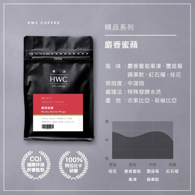 【HWC 黑沃咖啡】精品系列-半磅咖啡豆227g(多款任選)