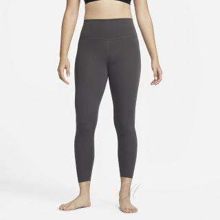 【NIKE 耐吉】長褲 女款 運動長褲 緊身褲 AS THE YOGA LUXE 7/8 TGT 灰 CJ3802-254