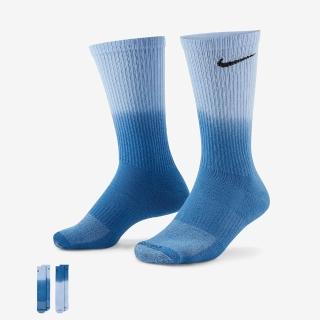 【NIKE 耐吉】襪子 運動襪 中筒襪 四雙組 Everyday Plus Cushioned 藍 DH6096-903