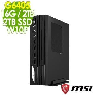 【MSI 微星】MSI微星 PRO DP21 11M-042TW 迷你電腦 G6405/16G/2TSSD+2TB/W10P(雙核商用電腦)