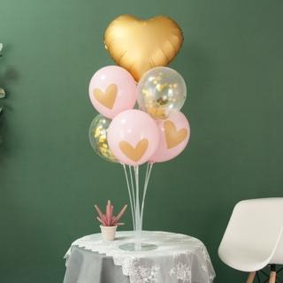 心心相印情人告白氣球70cm桌飄組1組(派對 告白 氣球 婚房布置 驚喜 情人節 求婚)