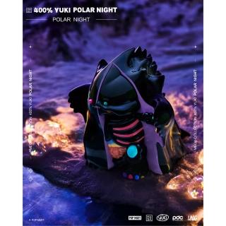 【POPMART 泡泡瑪特】MEGA珍藏系列 400% YUKI 極夜