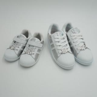 【Disney 迪士尼】冰雪奇緣2 雪寶 ELSA 愛爾莎 童鞋 親子款運動鞋-Disney白(童鞋 兒童運動鞋 布鞋)