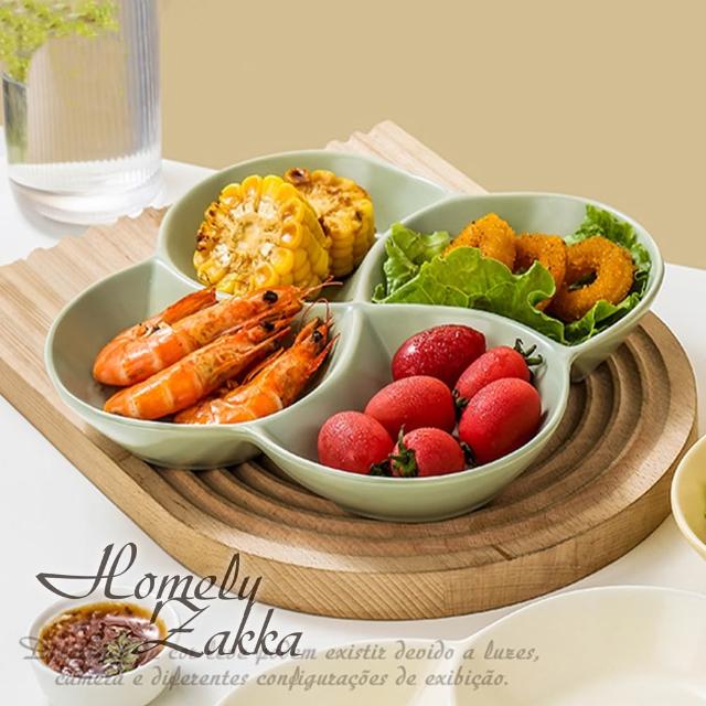 【Homely Zakka】北歐陶瓷健康分隔餐盤三件組(20款任選)
