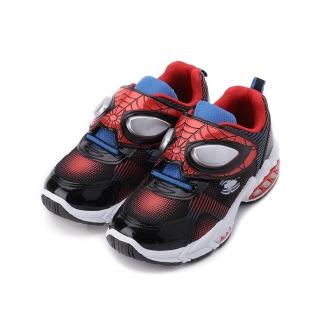 【Marvel 漫威】17-22cm 眼罩款電燈運動鞋 紅黑 中大童鞋 MNKX11212