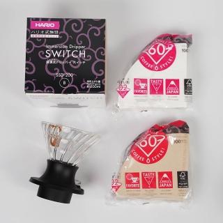 【HARIO】HARIO SSD-200 浸漬式濾杯組 聰明濾杯 2-4人份(送100入原廠濾紙)