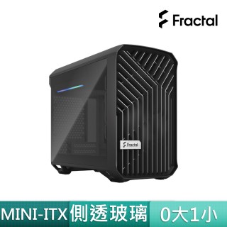 【Fractal Design】Torrent Nano Black TG Dark Tint 電腦機殼-黑(冷卻性能最強散熱)