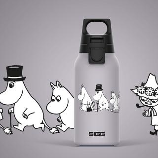 【SIGG】瑞士百年SIGG x Moomin 輕量保溫瓶 330ml- 嚕嚕米散步去(保冰22小時、保溫7小時)