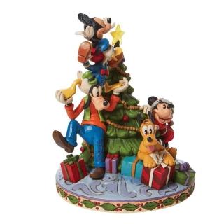 【Enesco】精品家飾 Disney 迪士尼 米奇家族聖誕樹居家擺飾