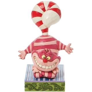 【Enesco】精品家飾 Disney 迪士尼 柴郡貓倒立居家擺飾