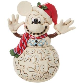 【Enesco】精品家飾 Disney 迪士尼 節慶系列 米奇雪人居家擺飾