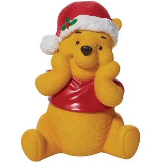 【Enesco】精品家飾 Disney 迪士尼 節慶系列 小熊維尼聖誕帽居家擺飾