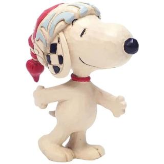 【Enesco】精品家飾 Disney 迪士尼 節慶系列 Snoopy 史努比迷你聖誕帽迷你居家擺飾