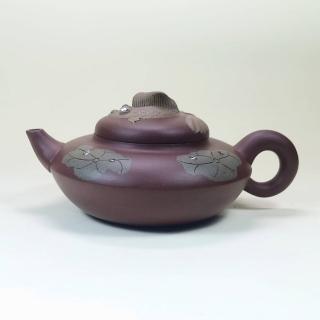 【創藝工坊】魚樂壺 300cc(創藝工坊 宜興紫砂壺 茶具茶藝 收藏級美品)