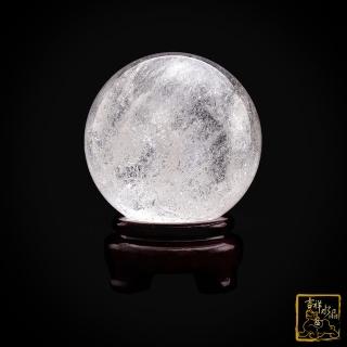 【吉祥水晶】白水晶球 直徑8.7cm(鎮宅化煞)