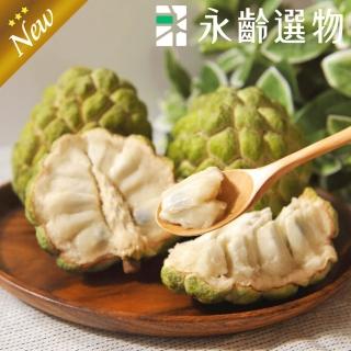 【永齡選物】台東大目釋迦6入 x1盒(3.4kgkg ± 10%)