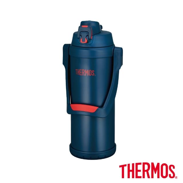 【THERMOS膳魔師】買1送1_不鏽鋼彈蓋真空保冷瓶2500ml+2500ml(FFV-2501)