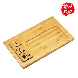 【菊川本味】飄香茶盤-排水-50.5cm(茶具 茶道 大茶盤 竹茶盤 長方茶盤 排水茶盤 會客茶盤 泡茶茶盤)