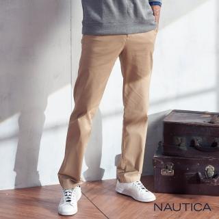 【NAUTICA】男裝 美式經典舒適休閒長褲(卡其色)