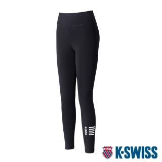 【K-SWISS】運動緊身褲 Legging-女-黑(196142-008)