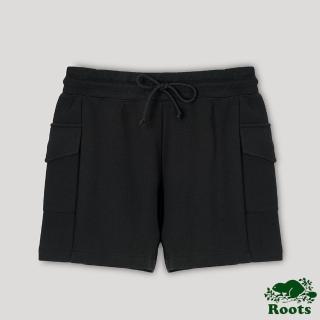 【Roots】Roots 女裝- 心靈平衡系列 口袋造型短褲(黑色)