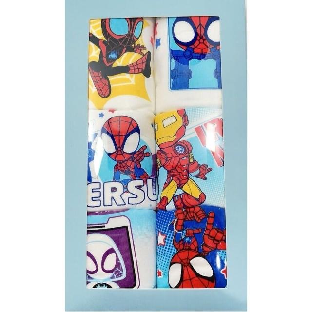 【Marvel 漫威】台灣製男童三角內褲6入-蜘蛛人款 