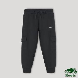 【Roots】Roots 女裝- 心靈平衡系列 口袋造型七分褲(黑色)