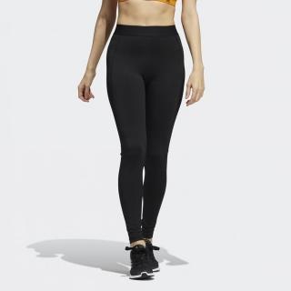【adidas 愛迪達】緊身褲 女款 運動長褲 慢跑 瑜珈 亞規 TF L TIGHT 黑 GR8040
