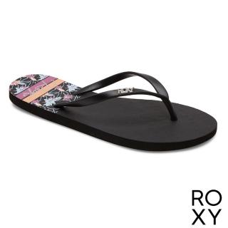 【ROXY】女款 女鞋 夾腳拖 VIVA PRINTED(黑色)