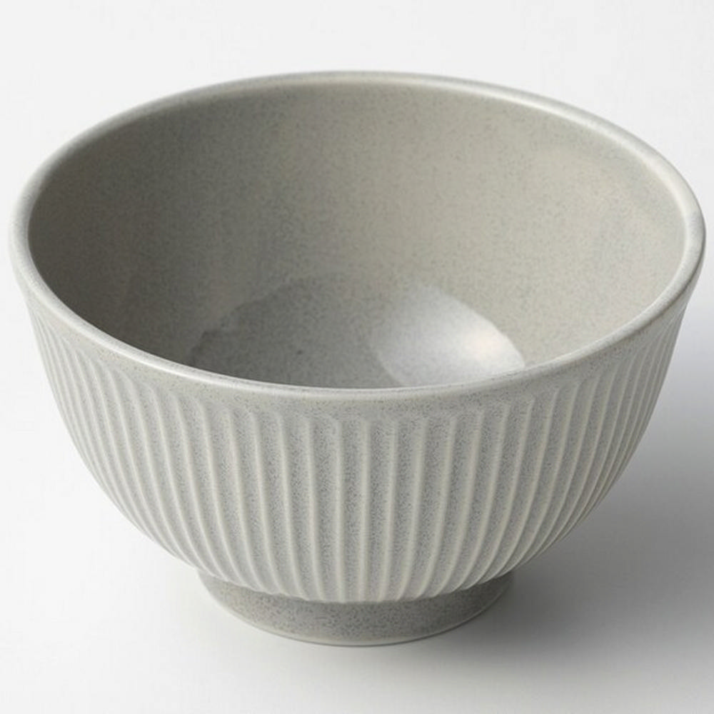 9883348 OL 【NITORI 宜得利家居】日本製 超輕量飯碗 銀灰釉 大(飯碗 日本製 超輕量 銀灰釉)