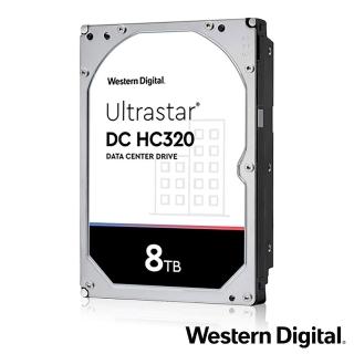 【WD 威騰】Ultrastar DC HC320 8TB 3.5吋 企業級硬碟(HUS728T8TALE6L4)