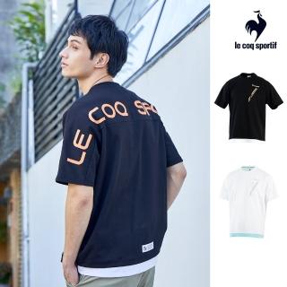 【LE COQ SPORTIF 公雞】潮流運動短袖T恤 男-2色-LWP21110