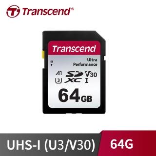 【Transcend 創見】64G V30 UHS-I Ultra Performance 記憶卡(TS64GSDC340S)