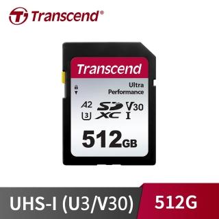 【Transcend 創見】512G V30 UHS-I Ultra Performance 記憶卡(TS512GSDC340S)