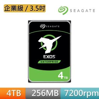 【SEAGATE 希捷】企業級 EXOS 4TB 3.5吋 7200轉 SAS 企業級硬碟(ST4000NM005A)