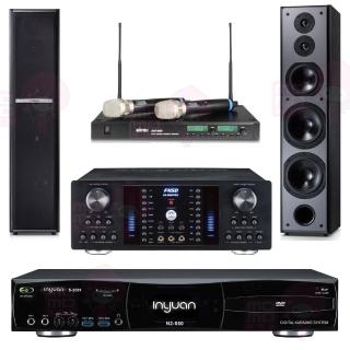 【音圓】點歌機4TB+擴大機+無線麥克風+喇叭(S-2001 N2-550+AK-8800 PRO+ACT-880+TDF M6)