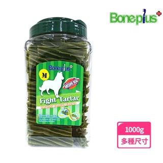 【Bone Plus】超效螺旋六星潔牙棒桶裝1000G(3種尺寸)